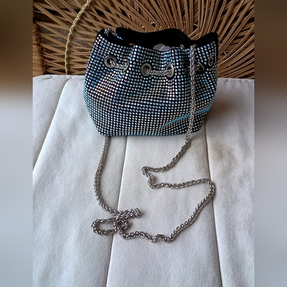 Anna & Elle  Women's Rhinestone Crossbody Bucket Bag - Picture 6 of 6